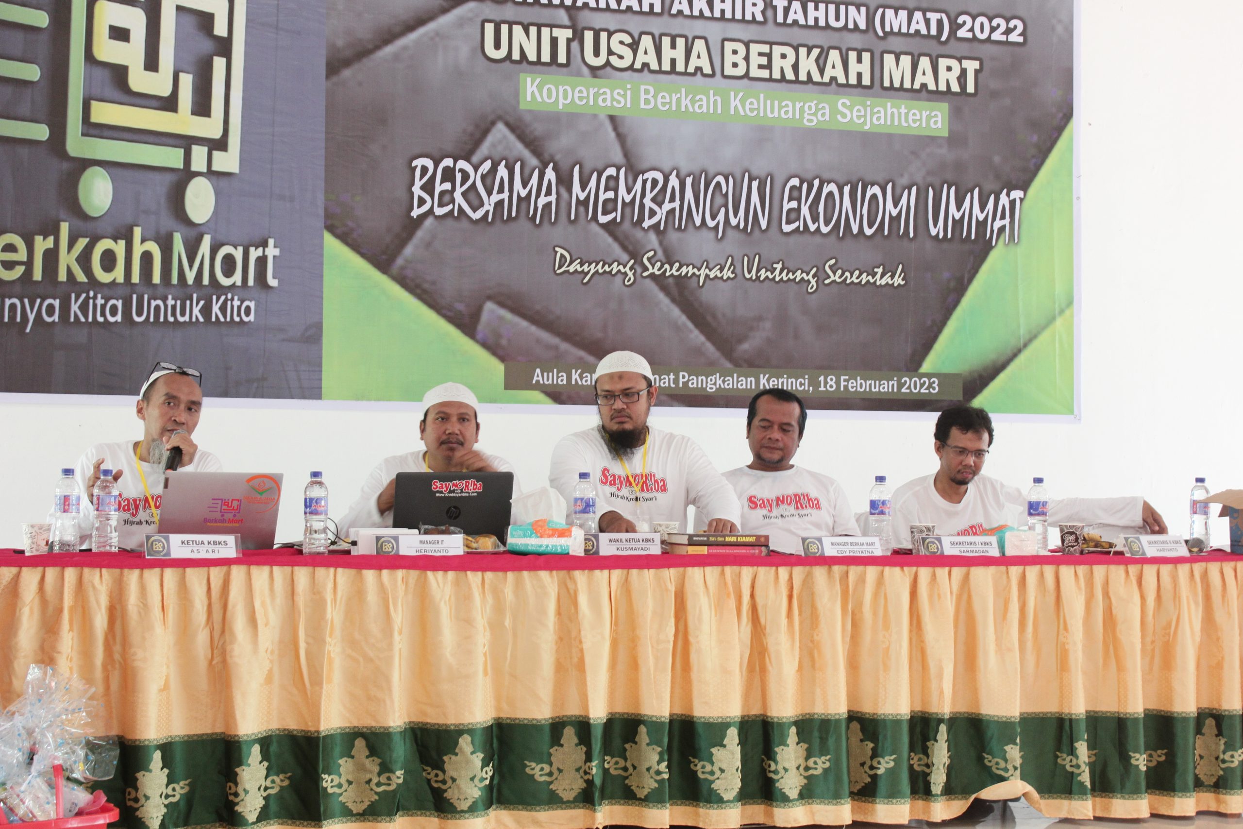 Musyawarah Akhir Tahun 2022 Unit Usaha Berkah Mart