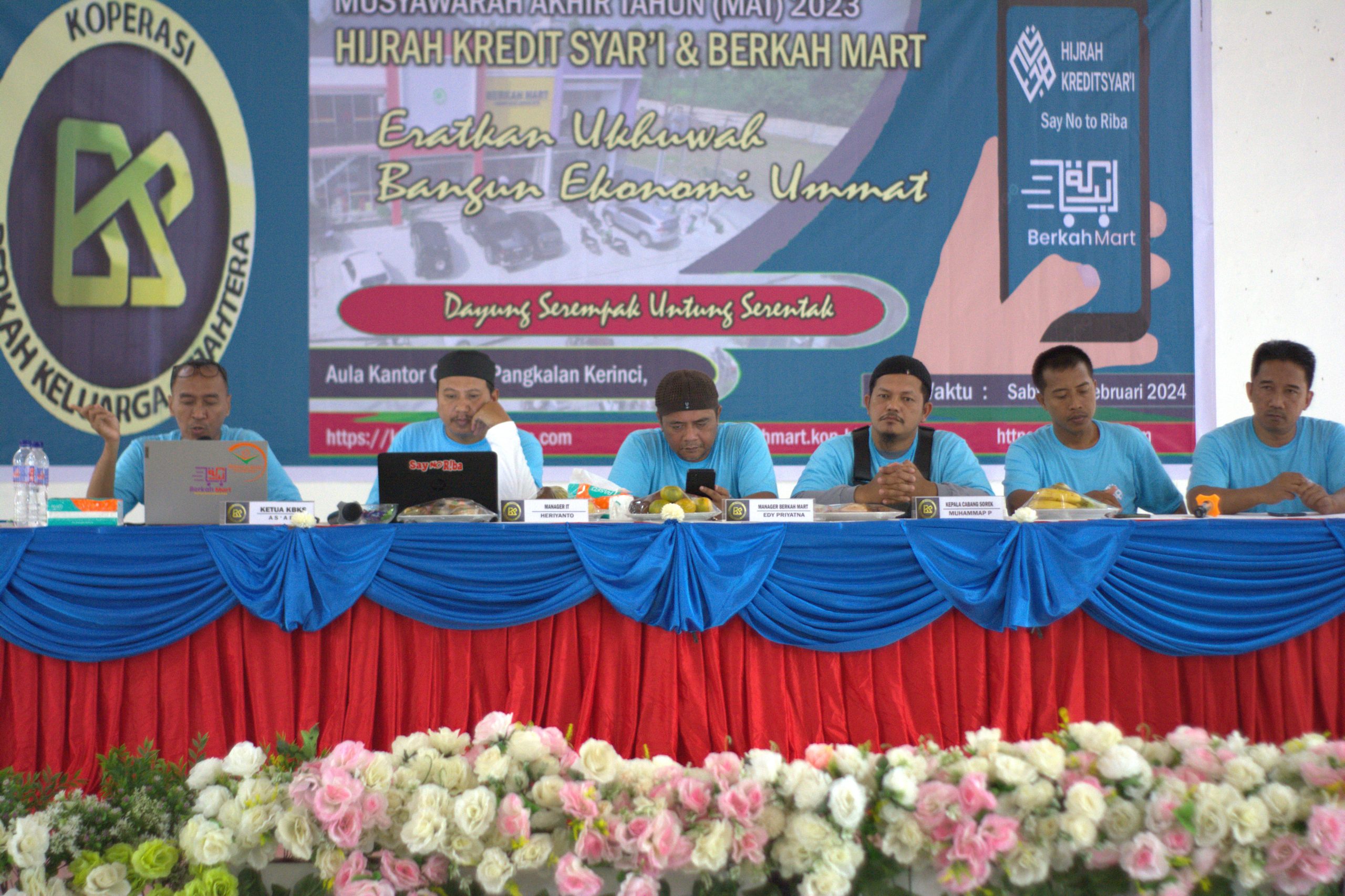Musyawarah Akhir Tahun (MAT) 2023 Unit Bisnis Hijrah Kredit Syar’i dan Berkah Mart
