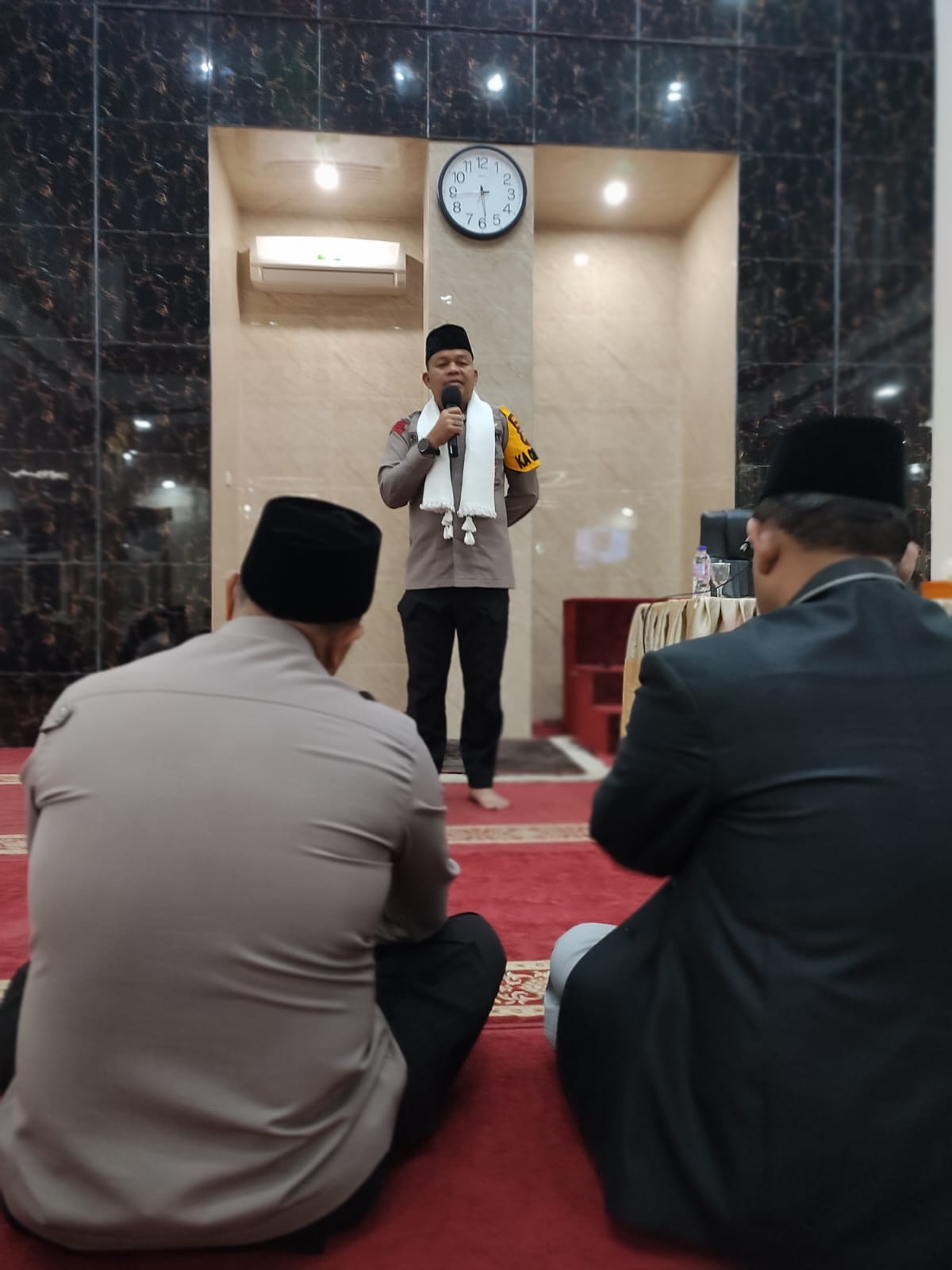 Subuh Harmoni Bersama Kapolres