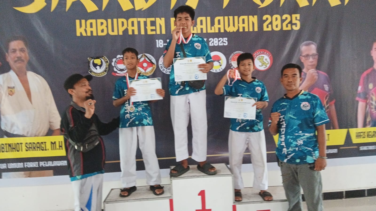 Medali Emas & Perak di ajang Sirkuit Forki Pelalawan
